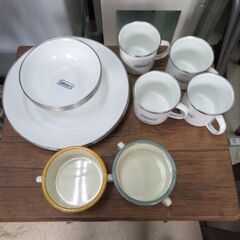 コールマン 食器セット 中古品 キャンプなどに │江別市のリサイクルショップドロップの画像