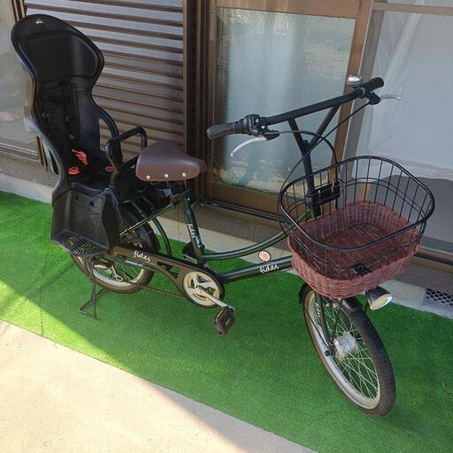 【引取中】子供乗せ自転車 (fides20インチ濃い緑) 非電動 引取中子供乗せ自転車 (fides20インチ 濃い緑) 非電動
