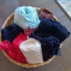 手芸用レースいっぱいの画像