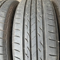 185/60R15 ブリヂストン夏タイヤ バリ溝 2018年製造 4本の画像