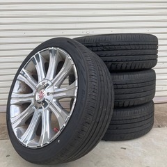 中古夏用タイヤホイール付き245/40R20 99W ヨコハマR...