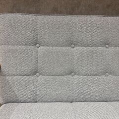 正規品 カリモク60 Kチェア 2人掛けソファ ミストグレー ほぼ未使用 半額以下の画像