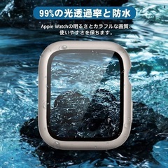 「お話中」新品！45mm　CAERMA Apple Watch用 ケース 超薄型 防水 硬度9Hの画像