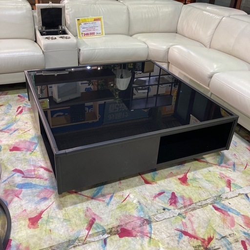 ローテーブル　ブラック