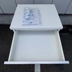 ふたが自動で開閉する 分別ダストワゴン ホワイトの画像