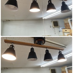 R532 ☀️ エア・リゾーム 4灯シーリングスポットライト LED 照明 ⭐動作確認済⭐クリーニング済の画像