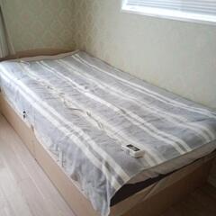 ニトリ　電気掛け敷き毛布
