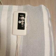 ニトリ　電気掛け敷き毛布の画像