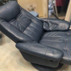 ★美品! MARUNI マルニ リクライニングチェア オットマン付 パーソナルチェア 一人用チェア 全長約(約)縦67×横77×高97㎝ 札幌発　リサイクルショップ札幌　買取本舗　西野店の画像