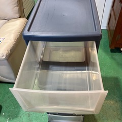 収納棚　プラスチック　衣装ケース　書類ケース　収納家具　五段　5段　キャスター付き【高108.5横34.4奥41.2】の画像