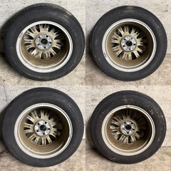 A-19　アルミ ホイール 付きタイヤ 中古 YOKOHAMA dB decibels E70   の画像