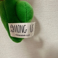 AMONG US アモング・アス　緑　マスコットの画像