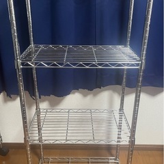 スチールラック　約123cm【少し訳あり】　