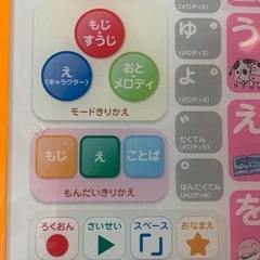 アンパンマン　タッチであいうえお教室の画像
