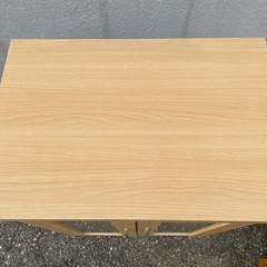 ★状態〇★ 家具 キャビネット 高さ約90x幅約60x奥行約41cm ナチュラル柄 戸棚の画像