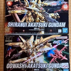 セット HG 1/144 シラヌイ、オオワシアカツキガンダム
