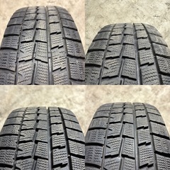 A-22 G-Machアルミ ホイール タイヤ 中古 DUNLOP WINTER MAXX WM01 185/65R15 の画像