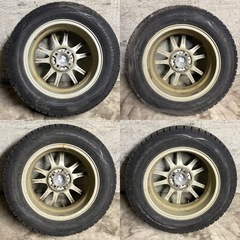 A-22 G-Machアルミ ホイール タイヤ 中古 DUNLOP WINTER MAXX WM01 185/65R15 の画像