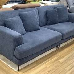 3人掛けソファー　ファブリック　グレー　入荷致しました！の画像
