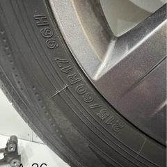 [極上] Jeep Compass ジープ コンパス 純正ホイール 17インチ 6.5J ４本 タイヤ付き 中古相場¥35,000 クレジット決済可の画像
