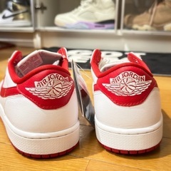 Nike AirJordan1 Low OG University Red 新品　29cmの画像