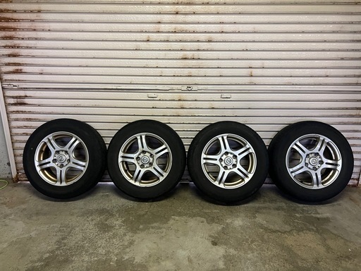 夏タイヤ　中古　ホイール付き　１９５／６５R１５　４本セット　１５インチ