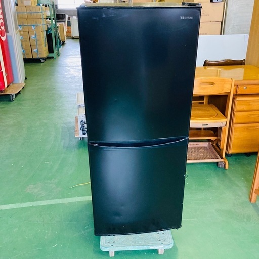 アイリスオーヤマ　ノンフロン冷凍冷蔵庫　IRIS OHYAMA IRSD-14A-B 2021年製　142L 黒　動作確認品