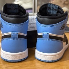 ナイキ TD エアジョーダン1 レトロ ハイ OG ユニバーシティブルー　16cm 新品の画像