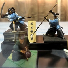 新撰組フィギュア8士　額付きケース入り　幕末　武士　フィギュアの画像