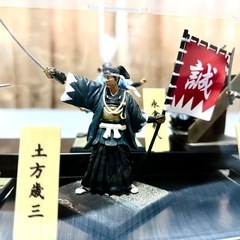 新撰組フィギュア8士　額付きケース入り　幕末　武士　フィギュアの画像