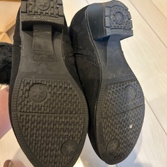 21cm ショートブーツ　黒
の画像