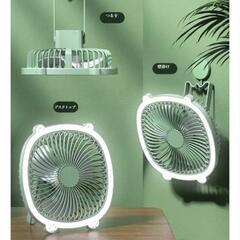 美品 充電式卓上扇風機の画像