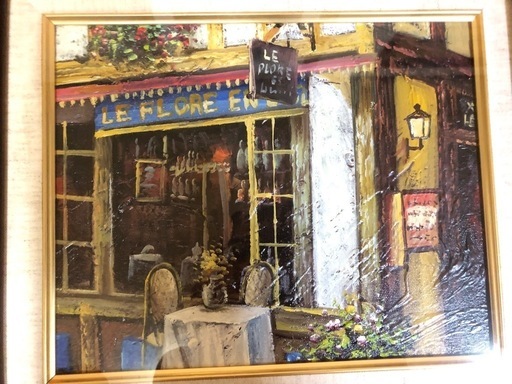 海外絵画、額付き油絵、F3号 (上浦三男) 烏山のその他の中古