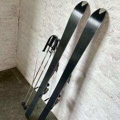 スキーセット 148cm 24cm スキー板 ビンディング ストック付 ハート DIVA ウィンタースポーツ スノースポーツ 現状品 スポーツ用品 Y1779の画像