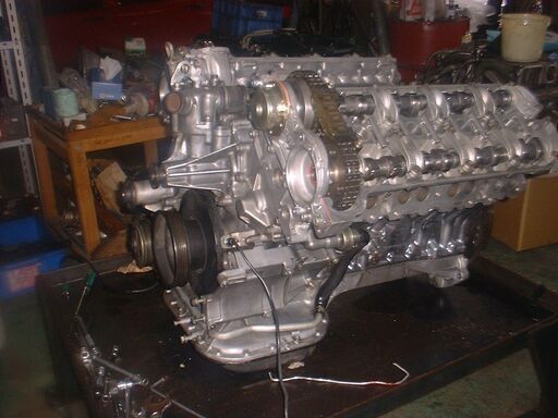 Mベンツ119エンジン復元-各種リビルトエンジン製作販売-129SL-500E-E500-140他