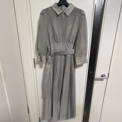 Rirandtureのシアープリーツシャツワンピースです☺️