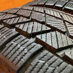 BS BRIDGESTONE BLIZZAK VRX3 165/70R14 14インチ スタッドレス 4本 21～22年製 バリ溝 ヴィッツ パッソ スペイド マーチ VW/up!等(KTH296)の画像
