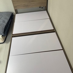 ニトリ　シングルベッドの画像