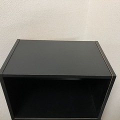 カラーボックス　BOX 黒　ブラックの画像