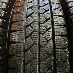 BS BRIDGESTONE BLIZZAK VL1 155/80R14 88/86N LT 14インチ スタッドレス 4本 21年製 バリ溝 プロボックス サクシード等　(KTH306)の画像