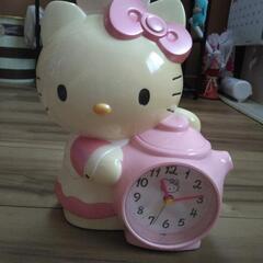 キティちゃんの時計の画像