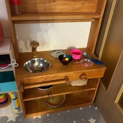 
ハンドメイドおままごとキッチン　
