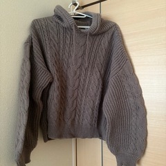 【値下げ】ニットパーカー