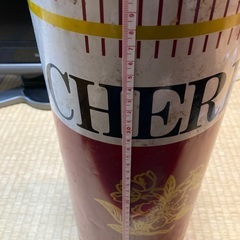 CHERRY チェリー ゴミ箱 高さ40cm レトロの画像