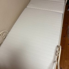 【お話し中】IKEA  子供用ベッド　伸縮　MINNEN 旧モデル　白の画像