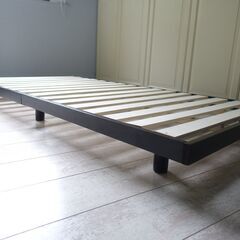 天然木 3段階 すのこベッド（シングル）の画像