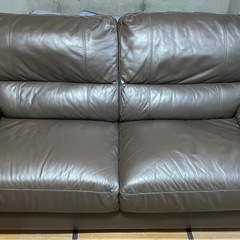 本革 3人がけソファ ニトリ