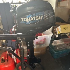 12フィート　アルミボード　2馬力船外機　エレキ付きの画像