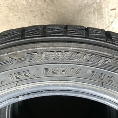 ダンロップ WM01 155/65r14 スタッドレス 4本の画像