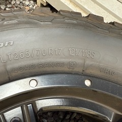 BFGoodrich 265/70/r17オールテレン　タイヤ&ホイールセットの画像